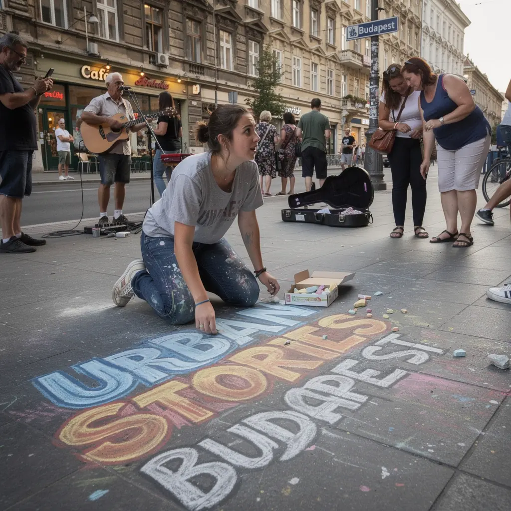 Kefés kalligráfia technikák gyakorlása különböző színű tintákkal.